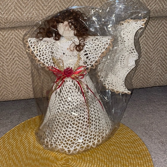 Handmade Crochet Angel Tree Topper! - Picture 1 of 5